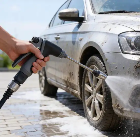 Jetterix pulizia veicolo con ugello alta pressione – pulire auto e pneumatici con il tubo da giardino