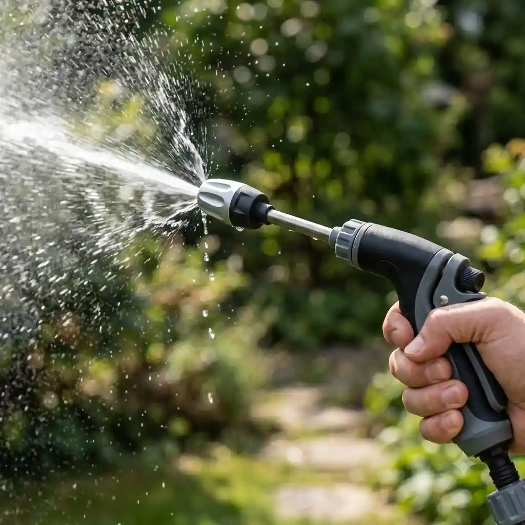 Ugello Jetterix con potente getto d'acqua — pressione amplificata direttamente dall'ugello